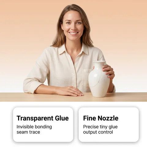 Professioneller Keramik Reparaturkleber Wasserdichter Fliesenkleber Für Küche Badezimmer Toilette Transparente Starke Bindung Dichtungsmittel