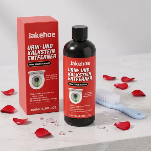 JAKEHOE Καθαριστικό για Άλατα Ούρων Κεραμικές Επιφάνειες Λεκάνης Με Βούρτσα Οικιακό Αποσμητικό Αφαίρεση Αλάτων