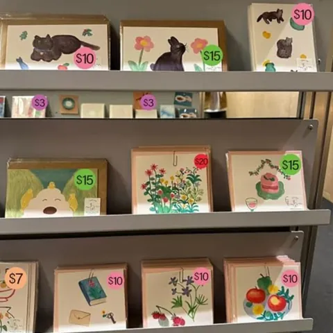 Pegatinas de Precios Redondas Multicolor para Venta al Por Menor Mercadillo Etiquetas de Papel Couché Circulares