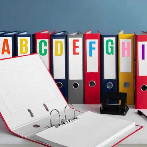 Colorful Alphabet Stickers Graffiti Letter Decals For Mailbox Classroom Home Decor DIY Waterproof Art Paper Stickers