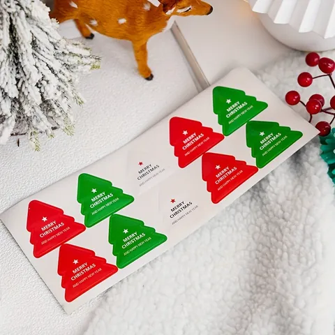 Weihnachtsbaum Aufkleber Dekorative Weihnachtsdekor Für Scrapbooking Wasserflaschen Laptop Handyhülle Geschenk DIY Etiketten
