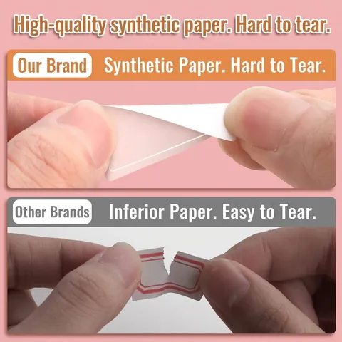 Waterproof Synthetic Paper Color Label Stickers Morandi Hand Written Name Date Sorting Adhesive Labels For Office Home School