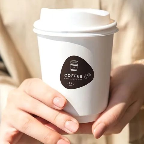 Coffee Cup Decorative Stickers Have A Nice Day Black Labels For Coffee Shop Home Kitchen Decor Professional Cafe Accessory
