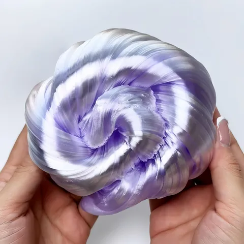 Crystal Glass Slime Stress Relief Squishy Toy Non-Newtonian Fluid Chameleon Metallic Liquid Putty For Kids Adults