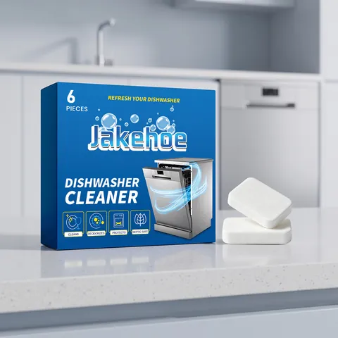 JAKEHOE Dishwasher Cleaner Tablets Powerful Descaling Deodorizing Cleaning Effervescent Tablets For Automatic Dishwashers Machine Maintenance