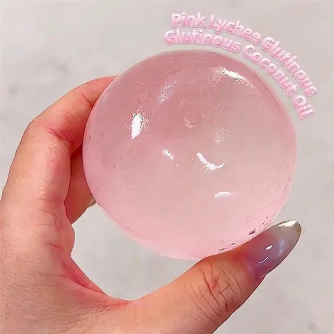 Healing Squishy Toy Transparent TPR Slow Rebound Stress Relief Jelly Ball Coconut Water Ball For Office Home Adults Kids Gift