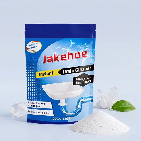 JAKEHOE Instant Drain Cleaner Powerful Pipeline Dredge Agent Powder For Kitchen Toilet Sewer Clog Grease Hair Remover