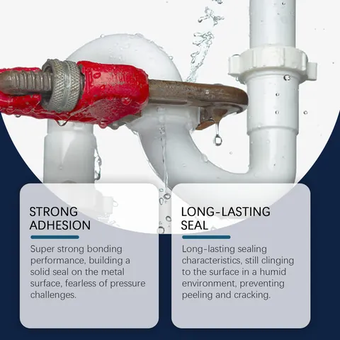 High Strength Casting Glue For Metal Copper Pipe And PVC Repair Waterproof Heat Resistant Industrial Epoxy Resin Adhesive