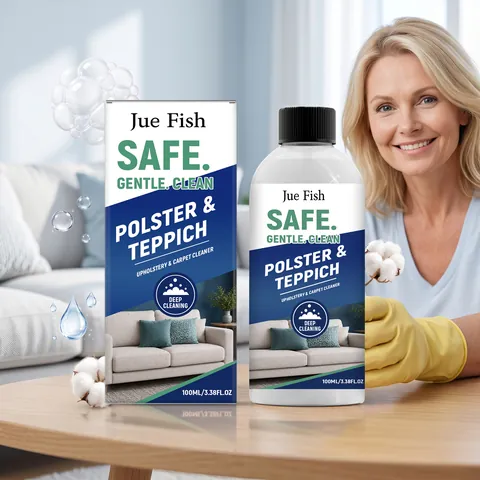 Jue Fish Textilreiniger Spray Wasserlos Polster Und Teppich Reinigungsmittel Milde Tiefe Fleckentfernung Für Sofa Vorhang