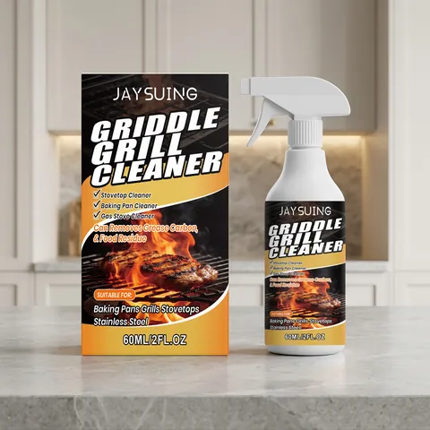 Griddle Grill Cleaner Powerful Degreaser Spray For Kitchen Oven Baking Tray Stove Stainless Steel Heavy Duty Oil Remover