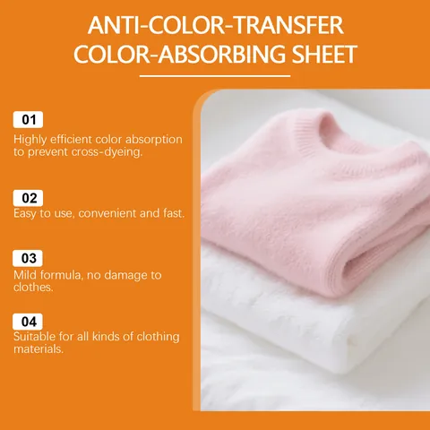 JAKEHOE Laundry Color Absorber Sheets Anti Color Transfer Dye Trapping Fabric Protection Paper For Mixed Washing Clothing Care