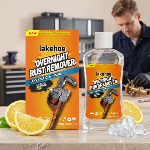 Jakehoe Rust Remover Metal Surface Cleaner Dissolving Stains Dirt Restoration Gloss Agent Home Tools Repair Solution