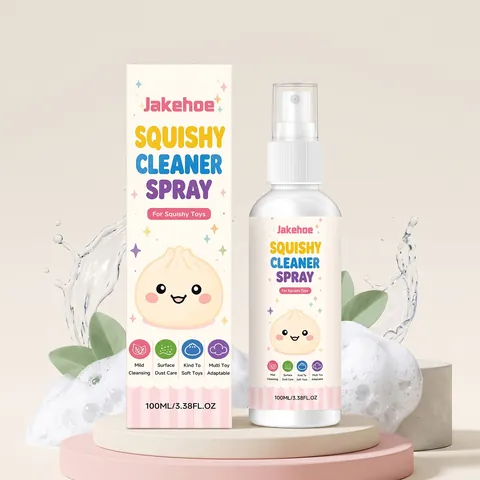 Jakehoe Squishy Toy Cleaning Spray Mild Formula Surface Stain Dust Remover For Slow Rebound Soft Toys Refreshing Agent