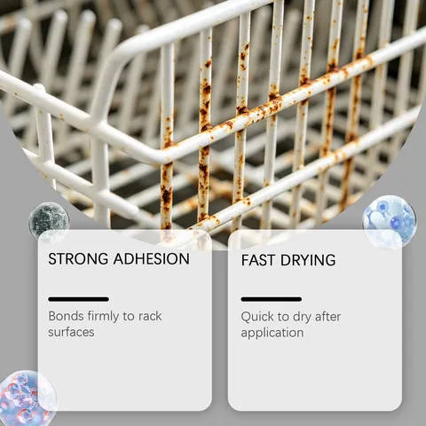 White Dishwasher Rack Repair Rubber Glue Waterproof Rustproof Heat Resistant Coating For Metal Wire Racks Home Improvement