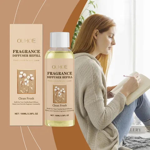 OUHOE Aroma Diffusor Nachfüllung Clean Fresh Duft Ätherisches Öl Flüssigkeit Für Heim Entspannung Luftbefeuchter Aromatherapie