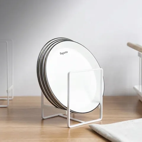 Scolapiatti da Cucina Stile Giapponese in Ferro Porta Piatti da Piano Organizzatore per Stoviglie in Metallo Porta Piatti