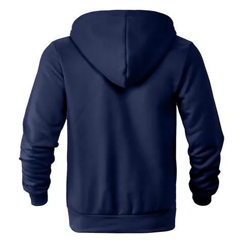 Herren Casual Polyester Hoodie Halbreißverschluss Kapuzenpullover Langarm Einfarbig Lockerer Pullover Top für Sport Alltag