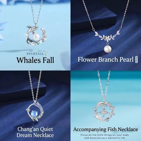 Walvisval Kunstparel Hanger Ketting Niche Ontwerp Strass Sleutelbeen Ketting Verzilverd Sieraden Voor Vrouwen Verjaardagscadeau