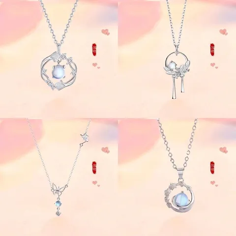 Ginkgoblad Vlinder Planeet Hanger Halsketting Voor Vrouwen Luxe Legering Strass Sleutelbeen Ketting Sieraden Cadeau