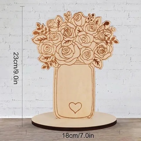Wooden Flowers