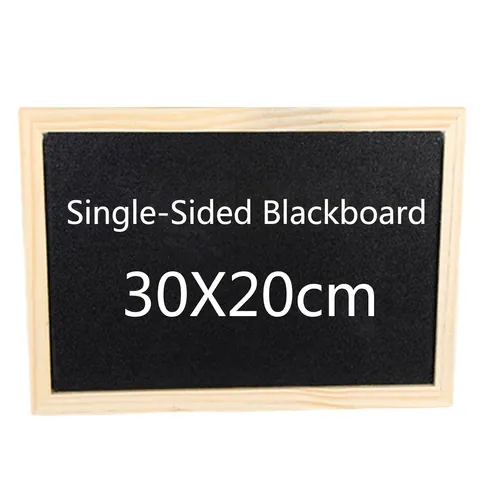 Creative Wood Frame Single Sided Magnetic Memo Board Hanging Small Chalkboard Blackboard Whiteboard Greenboard For Kids Drawing Shop Promo