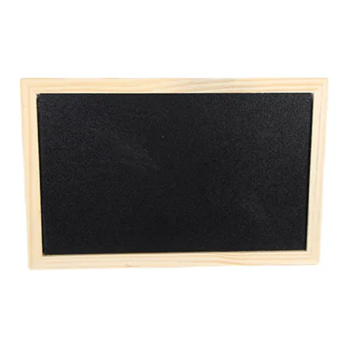 Creative Wood Frame Single Sided Magnetic Memo Board Hanging Small Chalkboard Blackboard Whiteboard Greenboard For Kids Drawing Shop Promo