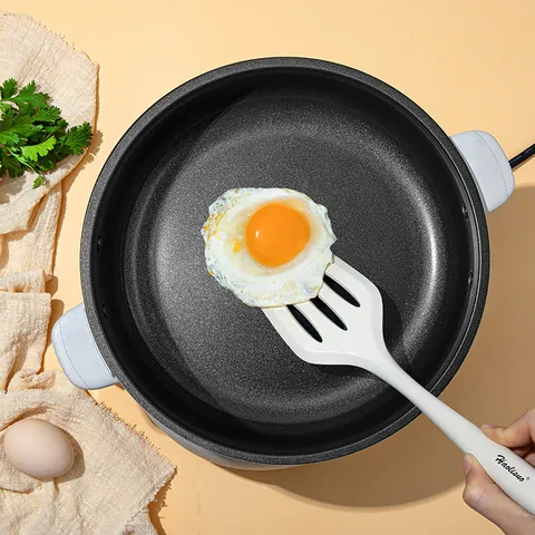 Heat Resistant Silicone Spatula Slotted Turner Soup Spoon For Non-Stick Pans Kitchen Cooking Utensils Integrated Silicone Tool