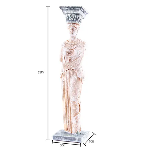 Harz Ägyptischer Mumien Sarkophag Venus Statue Aquarium Dekoration Antike Griechische Skulptur Aquarium Landschaftsgestaltung