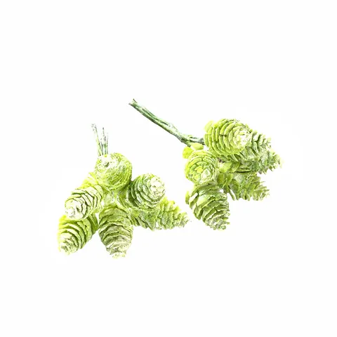 Künstliche Farbige Frostige Tannenzapfen Bündel Weihnachtsbaum Dekoration Diy Kranz Girlande Handwerk Hochzeit Party Home Ornamente
