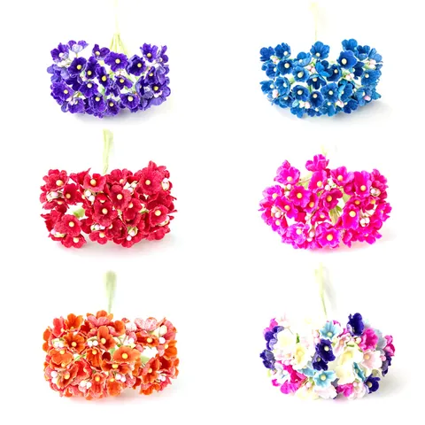 Künstliche Schleierkraut Blumensträuße Seidenoptik-Gewebe Realistische Kunstblumen Für Hochzeit Party Heimdekoration Geschenkbox Deko