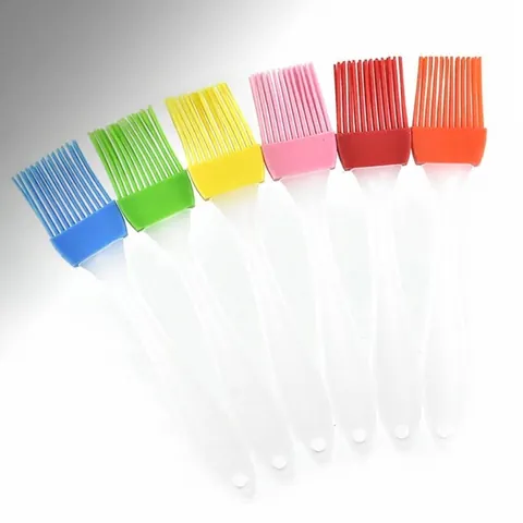 Heat Resistant Silicone Oil Brush For BBQ Baking Cooking Tool Kitchen Basting Brush With PP Handle Modern Style