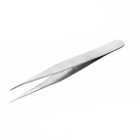 Stainless Steel Precision Tweezers Straight And Curved Tip Tweezers For Nail Art Crafting Electronic Repair Multi-functional Tool