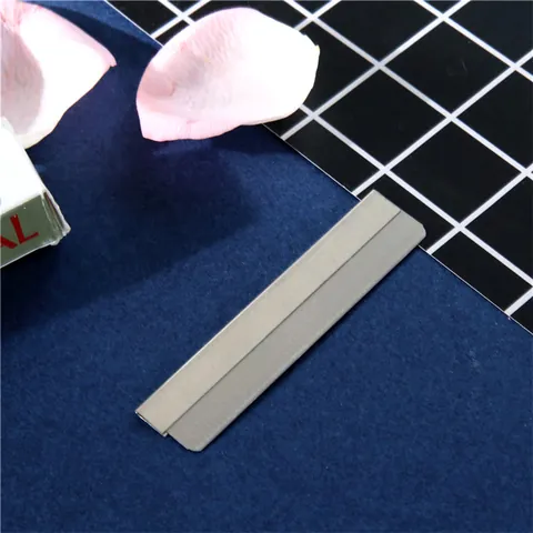 Stainless Steel Eyebrow Razor Blades Platinum Coated Edge Facial Hair Removal Eyebrow Shaper Makeup Tool