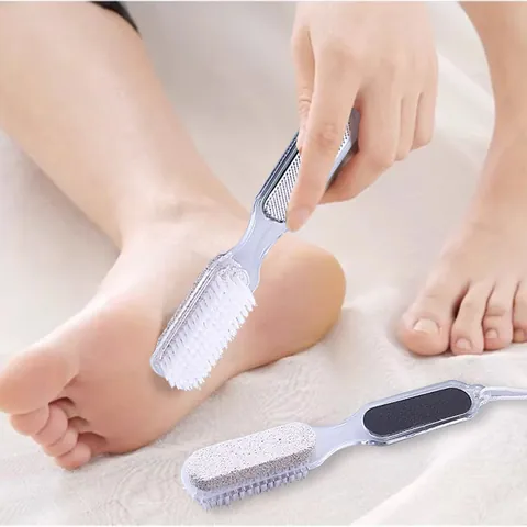 Multifunctional Foot Scrubber Double Sided Dead Skin Remover Foot File Pumice Stone Brush Household Foot Care Tool