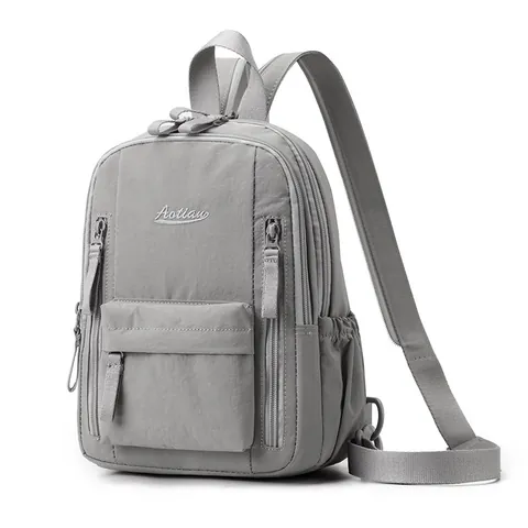 Multi-Function Casual Oxford Cloth Backpack Unisex Waterproof Travel Daypack Small School Bookbag For Daily Commute