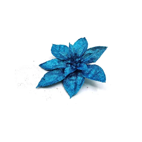 Glitzer Künstliche Weihnachtssterne Blumen Weihnachtsbaum Schmuck Hängende Dekorationen Für Zuhause Feiertag Party Dekor