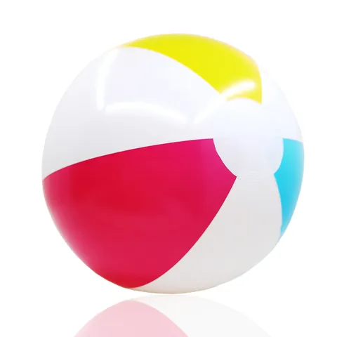 Inflatable Colorful Beach Ball Kids Outdoor Water Play Toy Classic PVC Swimming Pool Fun Sand Ball For Children Summer Game