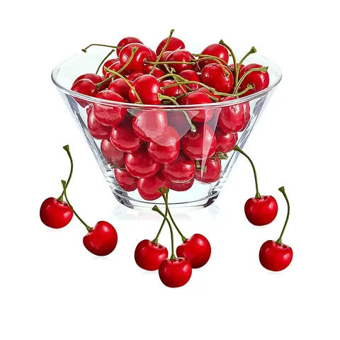Artificial Cherry Model Foam Simulation Fruit For Christmas Home Decoration High Gloss Red Black Cherries Props Display