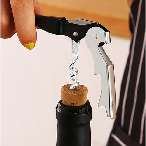 Multifunctional Waiters Friend Corkscrew Stainless Steel Bottle Opener Professional Wine Opener Beer Bottle Opener Tool