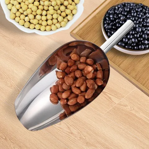 Roestvrijstalen Ijschep Verdikte Voedsel Meel Graan Cereal Schep Thee Popcorn Schep Keuken Gereedschap