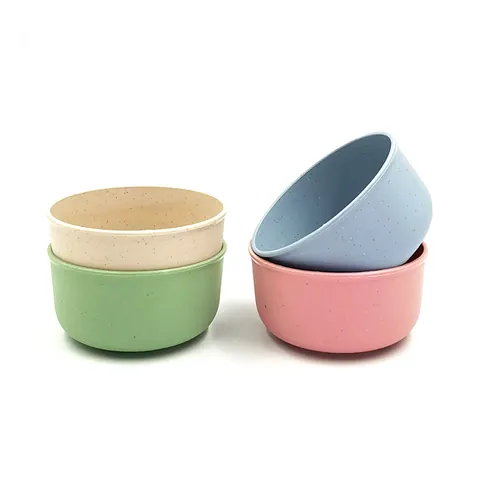 Bol de Arroz de Plástico Estilo Nórdico Minimalista Vajilla Resistente a Caídas para Sopa y Ensalada Hogar Cocina