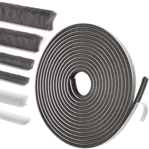 Self Adhesive Weather Stripping Brush Seal Strip for Doors and Windows Soundproof Windproof Dustproof Draft Stopper Strip