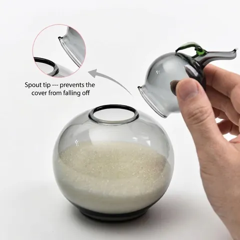 Kreatives Flaschenkürbis-Glas Vorratsglas Mit Deckel Dekoratives Bonbonglas Mehrfarbiges Küchen-Organizer-Glas Für Snacks Getreide Nüsse Heimschmuck