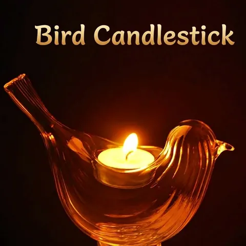 European Glass Candle Holder Romantic Diamond Geometric Candlestick For Candlelight Dinner Home Wedding Decor Table Ornaments