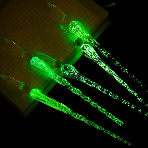 Handmade Luminous Glass Dip Pen Gift Box With Spiral Texture Glow In The Dark Artistic Calligraphy Kit Business Gift