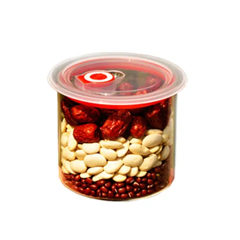 High Borosilicate Glass Airtight Jar Transparent Food Storage Container With Lid For Kitchen Tea Candy Beans Storage