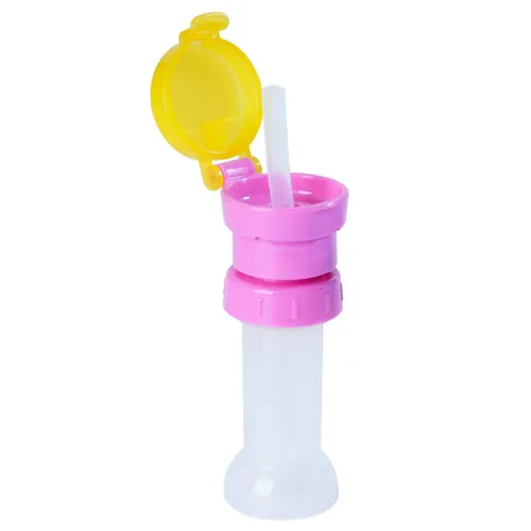 2 in 1 Wasserflasche Trinkhalm Deckel Tragbar Kunststoff Anti Verschlucken Trinkflasche Kappe Konvertierung Abdeckung Für Kinder
