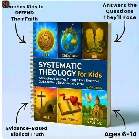 Systematic Theology For Kids 52 Week Workbook Spiral Bound Educational Notebook For Children Learning Core Doctrines