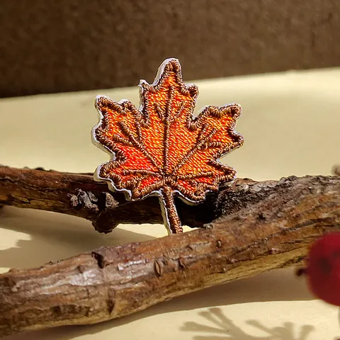 Cartoon Embroidered Patches For Clothing DIY Iron On Patch Bear Bicycle Rainbow Balloon Maple Leaf Ginkgo Letter Cloth Sticker Accessories