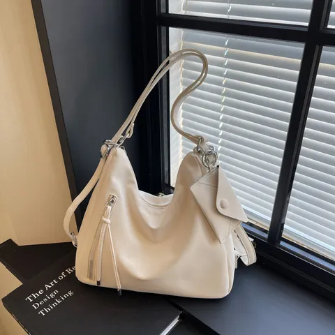 Women Casual PU Leather Tote Bag Large Capacity Convertible Shoulder Backpack Retro Commuter Travel Handbag